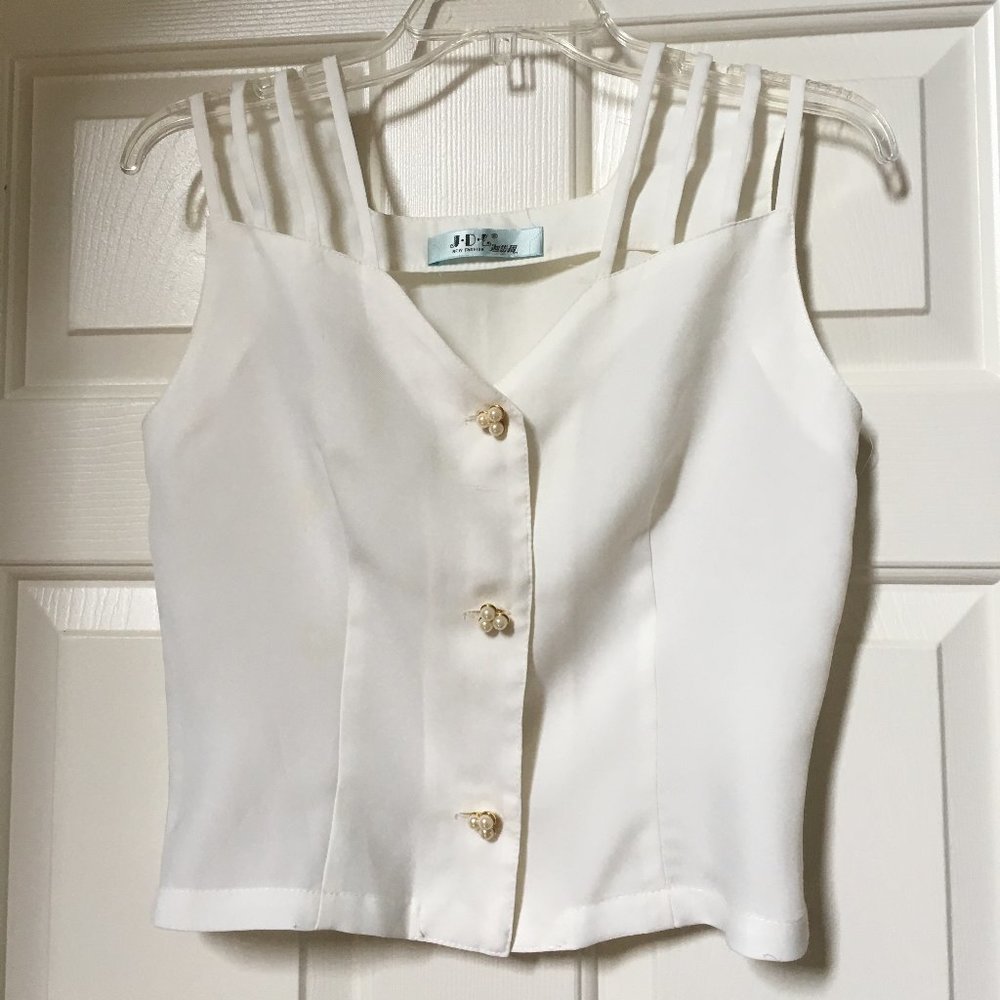 Button open top Size S
